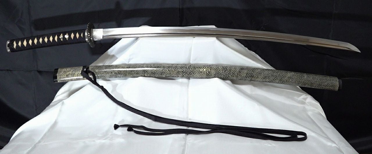 鮫皮　刀剣用　虎鮫⑧ 鮫鞘 ※完全受注生産品（本鮫、虎鮫、梅花皮鮫） | 武修堂